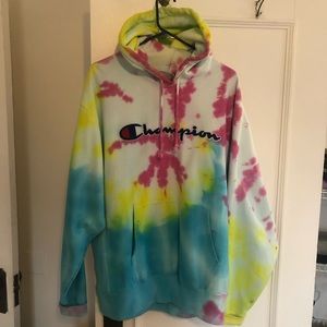 Champion Reverse Weave Hoodie - Tie Dye